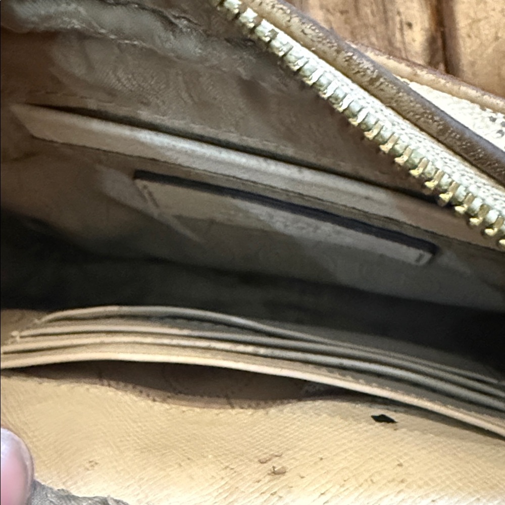 Michael Kors Tan Logo Crossbody Bag - Picture 7 of 11